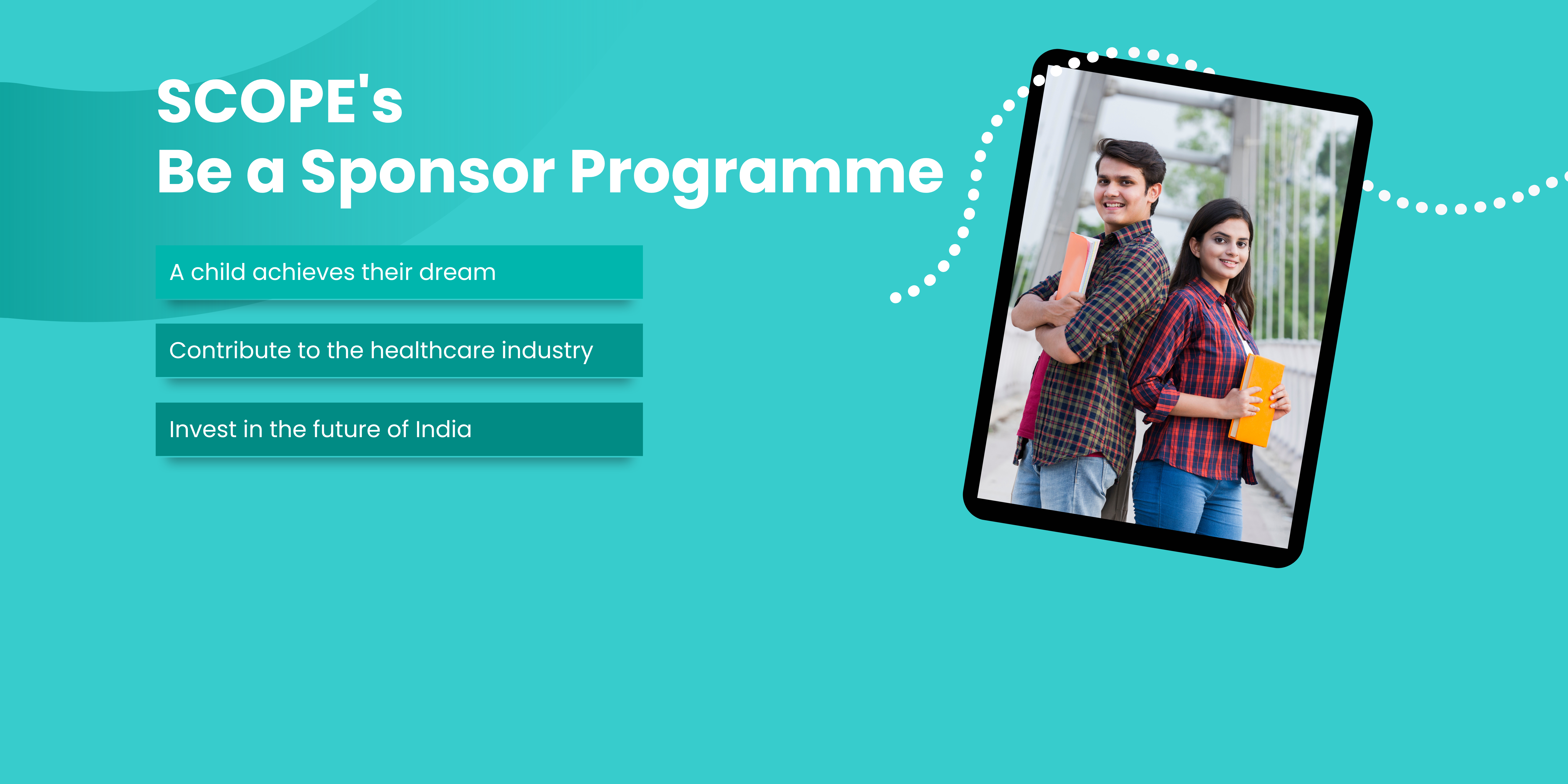 Scope's Be a Sponsor Programme