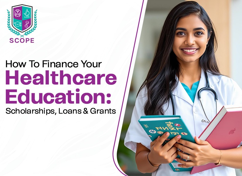 Healthcare education scholarships, Student loans for healthcare courses, Grants for medical and paramedical students, Finance options for healthcare education
