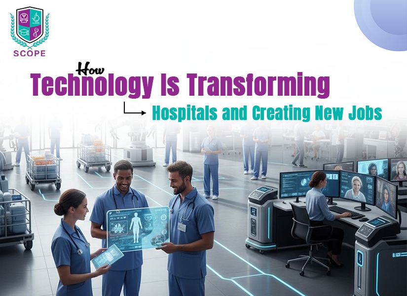 AI in healthcare, technology in healthcare, healthcare IT jobs, robotics in hospitals, medical technology advancements, technology in hospitals