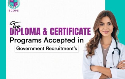 Diploma & Certificate Programs Accepted in Government Recruitment